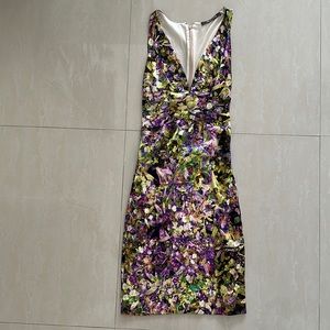 Roberto Cavalli silk floral dress
